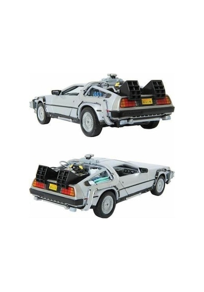 Welly Geleceğe Dönüş Arabası Seri 1 Metal Model Araba Back To The Future Delorean 1/24 Ölçek