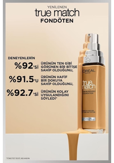 L'Oréal Paris Revitalift Filler Nemlendirici Yüz Kremi 50 Ml + True Match Bakım Yapan Fondöten 1.5n Nötr Alt Ton pktpresscreamakyaj4-11259