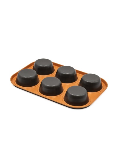 Aryıldız 6'lı Muffin Kalıbı Turuncu