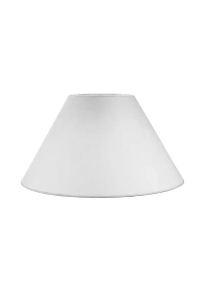 Konik Abajur Lambader Şapkası 22cmx40cm Yükseklik 22cm Beyaz Diğer