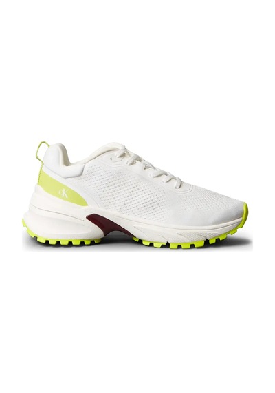 Calvin Klein Hıke Runner Mg Tech Knıt Beyaz Kadın Günlük Spor Ayakkabı