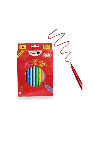 Simli Keçeli Kalem 12 Renk