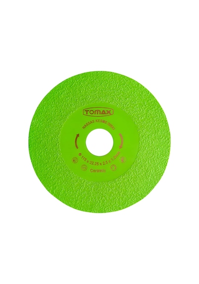 Tomax Hassas Seramik Kesici Disk İnce Kesim 1.2 X 115 Mm Yeşil
