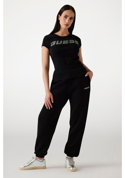 Guess Kadın T-shirt Siyah