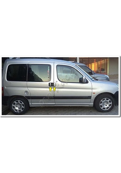 Db Chrome Peugeot Partner Kapı Kolu Nikelajı 1996-2008 4 Kapı P.Ç