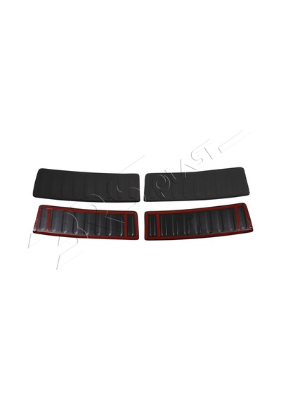 Dacia Sandero Uyumlu 2012-2020 Abs Arka Tampon Üstü Koruma 2 Parça