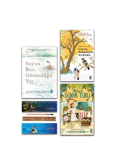 Genç Timaş Canım Arkadaşım - Suyun Bizi Götürdüğü Yer - Alice İn Dünya Turu Set 3 Kitap