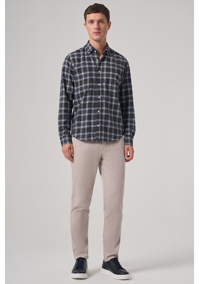 Morven Erkek Lacivert Regular Fit Oduncu Gömlek 25ks004002200 Lacivert Lacivert