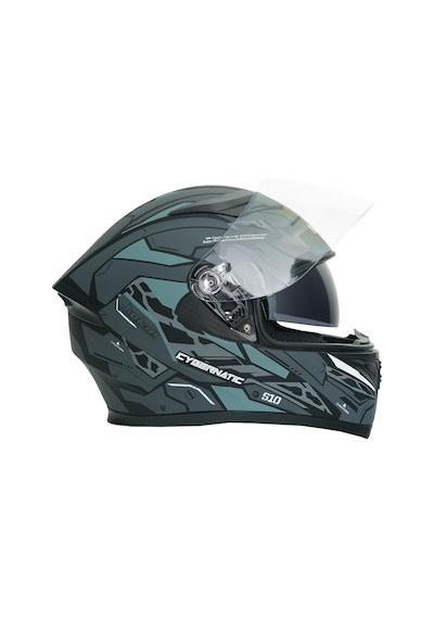 Gp Nero Mks003-mbb1g Güneş Vizörlü Şeffaf Full Face Motosiklet Kaskı Gri