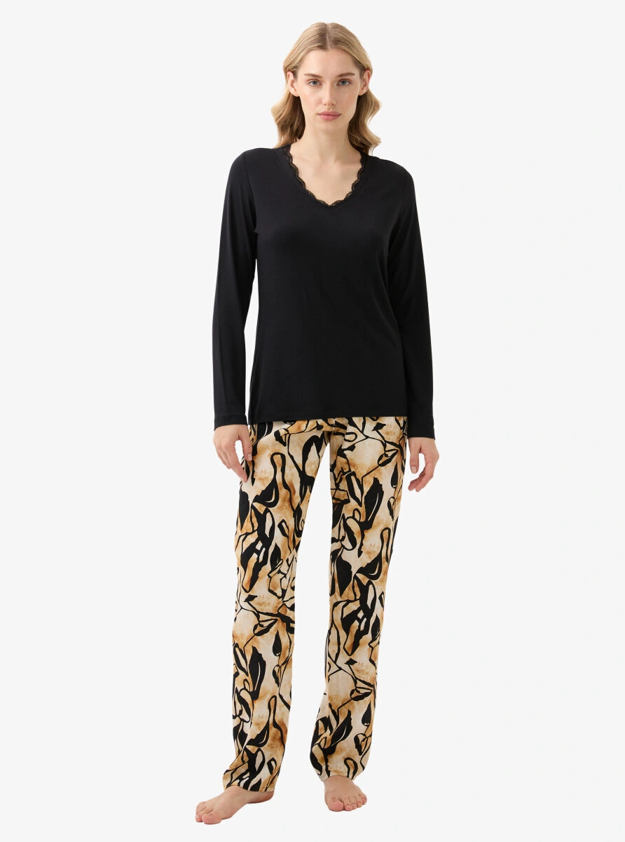 Blackspade Kadın Pijama Takımı 51927 - Siyah Siyah Blackspade Kadın Pijama Takımı 51927 - Siyah Siyah