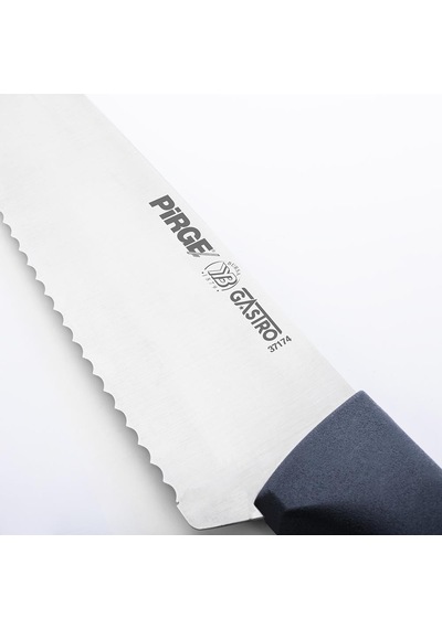 Pirge Gastro Şef Bıçağı Dişli Gri 25 Cm 37174 Gri