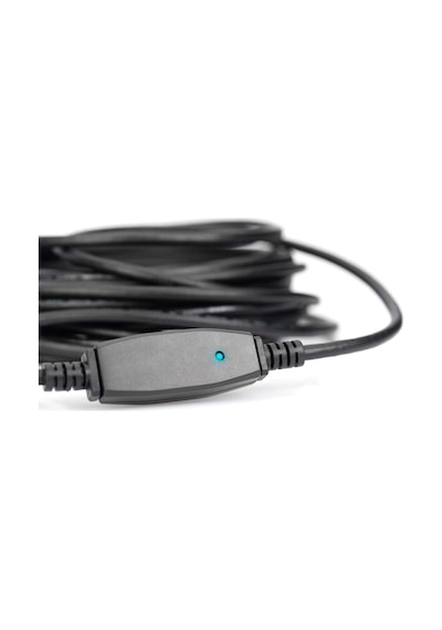 Aktif Usb 3.0 Uzatma Kablosu - 10 M - 5 Gbps Aktarım Hızı - Tak Ve Çalıştır - Hotswap - Led Fon Standart