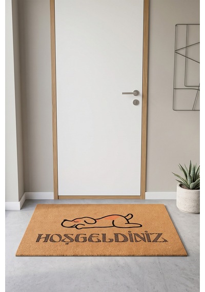 Villadia Home Textile Kapı Önü Paspası Kaymaz Taban Dekoratif Paspas Ev Giriş Antre İç Ve Dış Mekan Paspası 45x70 Cm 22ypycoco