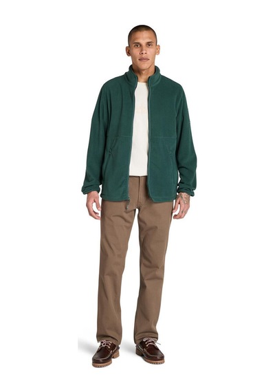 Timberland Fleece Erkek Yeşil Dik Yaka Ceket