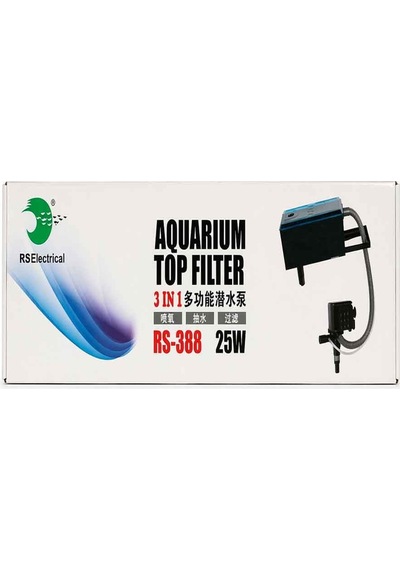 Rs 388 Akvaryum Tepe Filtre 1750 L/h 25 W