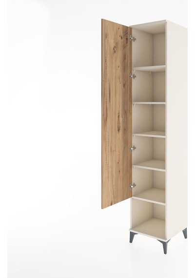 Hyperion Dolap 5 Raflı Tek Kapaklı 44x44x221 Aytaşı-çam Aytaşı