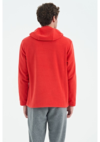 Air Jones Tommy Life Hern Fiesta Erkek Polar Sweatshirt - 88301 Kırmızı