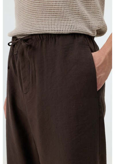 Antioch Modal Karışımlı Relaxed Erkek Pantolon Kahve