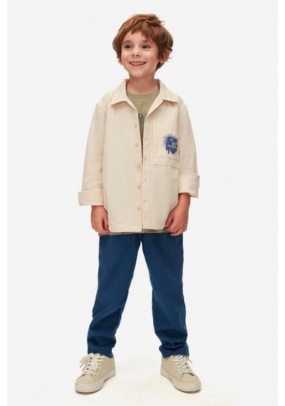 Nk Kids Erkek Çocuk Imagınatıon Gömlek 48508 KREM