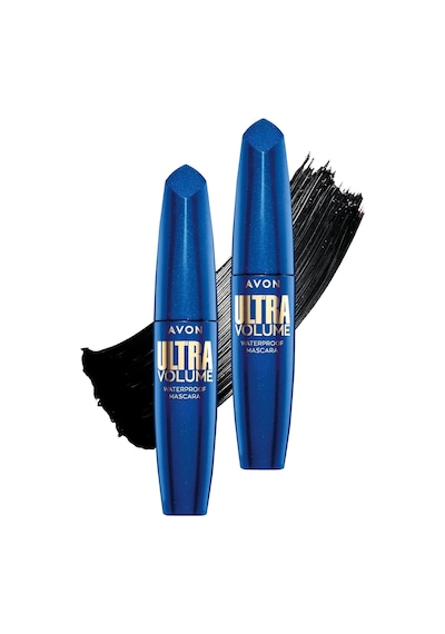 Avon Ultra Volume Suya Dayanıklı Maskara Blackest Black 2'li