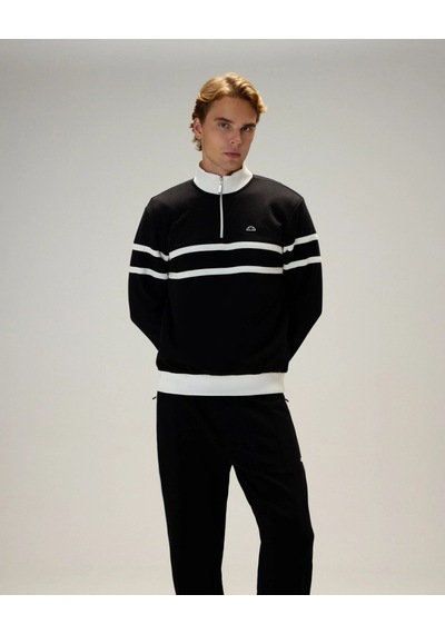 Ellesse 5wm1619-bk Erkek Yarım Fermuarlı Sweat Siyah
