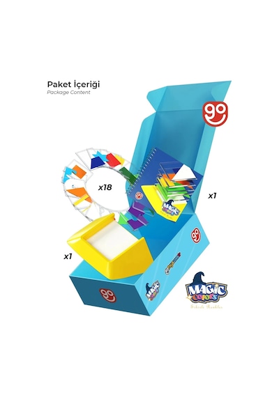 Magic Colors Sihirli Renkler Görsel Algı Beceri Ve Tasarım Yeteneği Geliştirici Eğitici Oyuncak