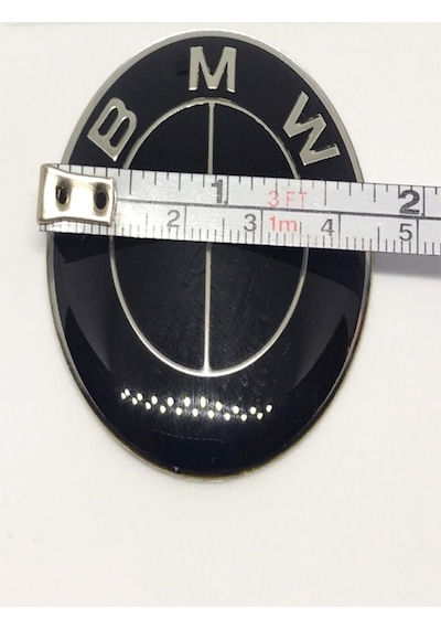 Bmw Direksiyon Logo 45Mm (Fullblack)