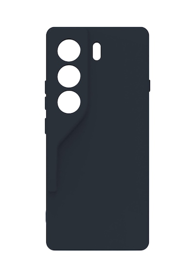 Tecno Camon 40 Pro Kılıf Kamera Korumalı Silikon Rubber Arka Kapak Lacivert