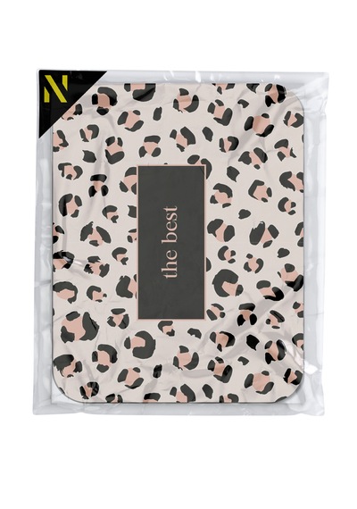 Leopar Desenli The Best Yazılı Ergonomik Mouse Pad Kaymaz Tabanlı, Renkli Ve Konforlu Tasarım Çok Renkli