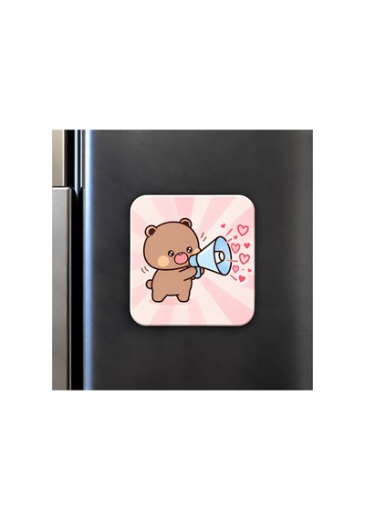Dudu Bubu Fincan + Magnet + Bardak Altlığı Mavi Mavi