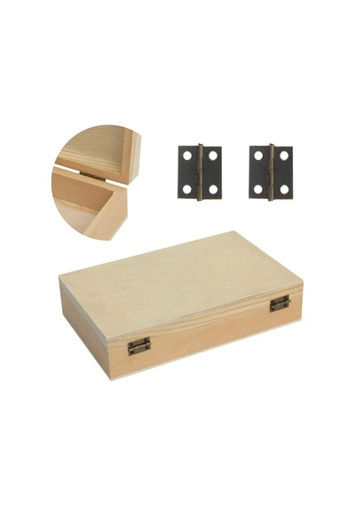 18x24 Mm Sarı Küçük Menteşe Tavla & Ahşap Kutu Menteşesi 10 Adet gold