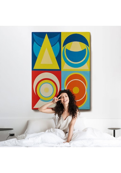 Miyrem^ Canvas Serie Auguste Herbin - Lune I Tablo-7358