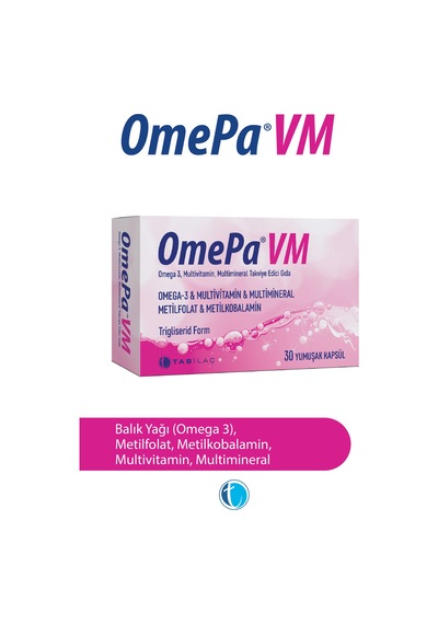 Tab Omepa Vm Omega 3 - Multivitamin - Multimineral 30 Kapsül