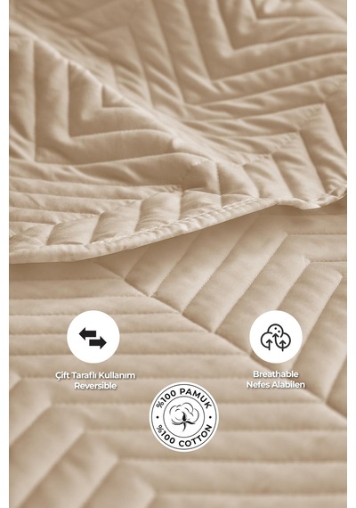 Evlen Home Ross %100 Pamuk Yatak Örtüsü Pike Takımı Çift Kişilik Kapitone Çizgili Günlük Yıkanabilir Bej Bej Evlen Home Ross %100 Pamuk Yatak Örtüsü Pike Takımı Çift Kişilik Kapitone Çizgili Günlük Yıkanabilir Bej Bej