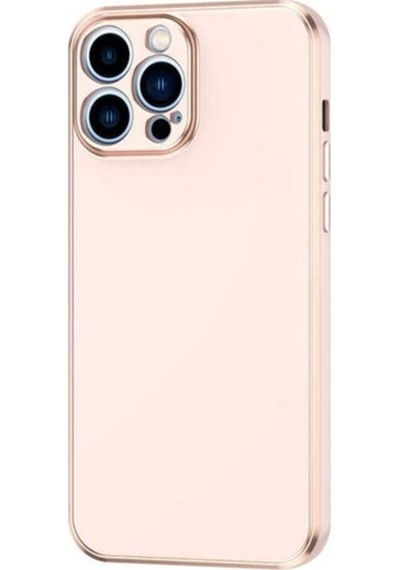 Apple Uyumlu iPhone 13 Pro Kılıf Zore Bark Kapak Rose Gold