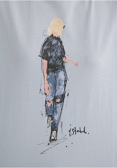 Mavi - Denim Baskılı Mavi Istanbul Tişört 1610222-70816 (518468861) Mavi