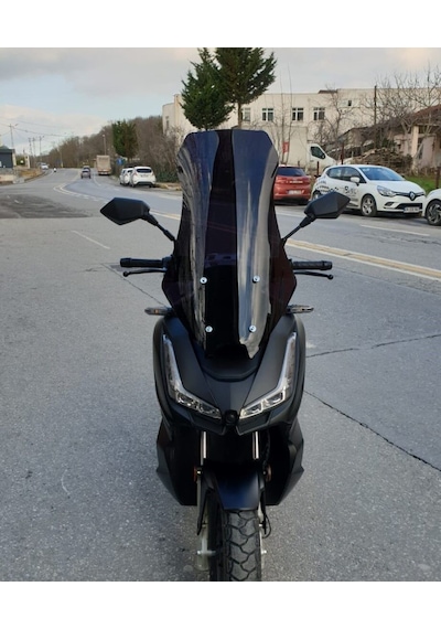 Motocam Salcano Wind 150 Ön Cam 2023-2026 Model 75cm Siyah Renkli 4mm