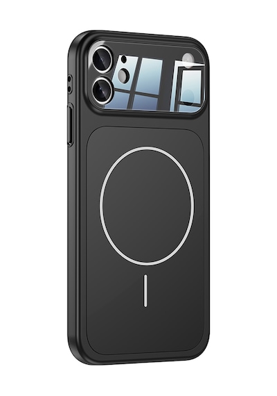 Apple Uyumlu iPhone 11 Kılıf Mkst M-safe Şarj Özellikli Kamera Korumalı Formen Kapak - Gri Gri