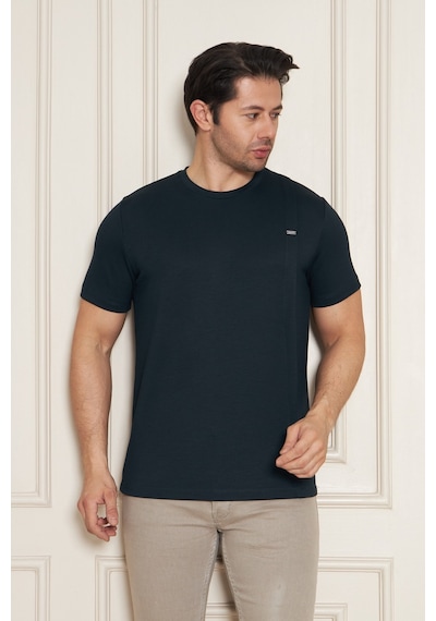 Erkek Jeuss Oysho Kumaş Sıfır Yaka Petrol Tshirt Erkek Jeuss Oysho Kumaş Sıfır Yaka Petrol Tshirt