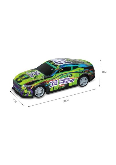 Vardem 1:24 Ölçek Uzaktan Kumandalı Araba Full Fonksiyonlu Yarış Arabası Cool Wind Yeşil