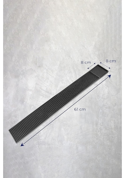 8x60 Cm. Mat Siyah Renk Büyük Bar Lastiği Cin380 Diğer