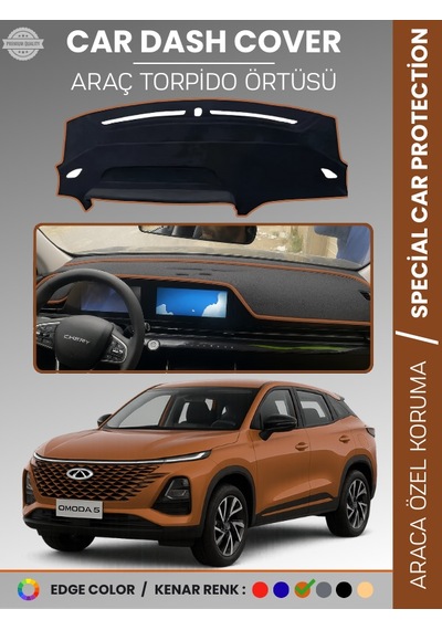 Chery Omada 5 2022-2025 Torpido Örtüsü Ön Göğüs Koruma Torpido Koruma Çatlamayı Engeller Tam Uyum - 479 Stiloto