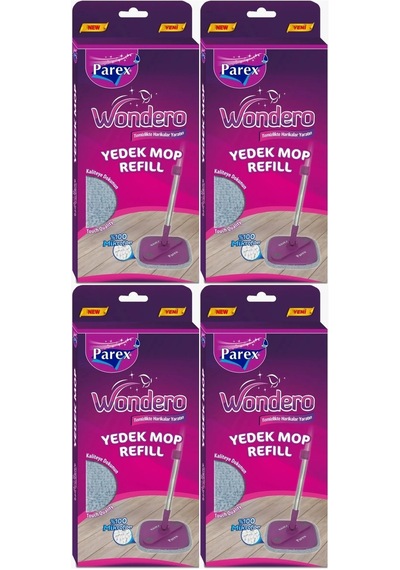 Parex Wondero Yedek Paspas Mop Refill 4 Lü Set