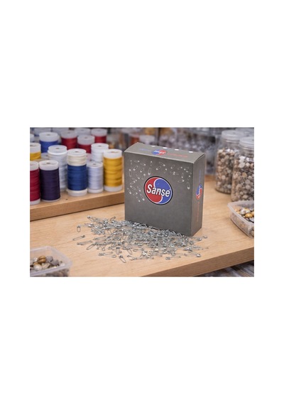 22 Mm Çengelli İğne Gümüş Renk 1728 Adet Nikel - 85409825