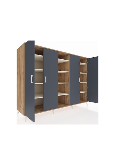 Kronos Dolap 12 Raflı 4 Kapaklı 220x59x163 Çam-antrasit/aytaşı Çam-antrasit/aytaşı Kronos Dolap 12 Raflı 4 Kapaklı 220x59x163 Çam-antrasit/aytaşı Çam-antrasit/aytaşı