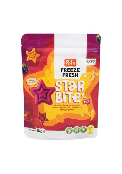 Pol's Freeze Fresh Star Bite Mix 15 G - 6 Adet Tarı