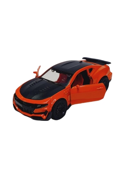 Çekbırak Metal Araba Mustang Yeşil 3681a- Mustang Turuncu