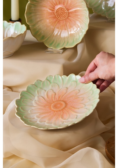 Karaca Magnolia Pasta Tabağı 20 Cm Açık Yeşil
