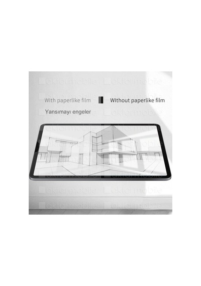 Xiaomi Mi Pad 5 Pro Paper Like Ekran Koruyucu Kağıt Hissi Veren Tasarım Mat Yüzey