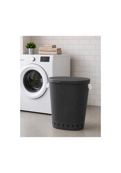 Stil 65 Lt Antrasit Geniş Hacimli Hava Alan Delikli Kapaklı Kirli Sepeti Banyo Çamaşır Sepeti Düzenleyici Gri - 913226211 Gri Stil 65 Lt Antrasit Geniş Hacimli Hava Alan Delikli Kapaklı Kirli Sepeti Banyo Çamaşır Sepeti Düzenleyici Gri - 913226211 Gri
